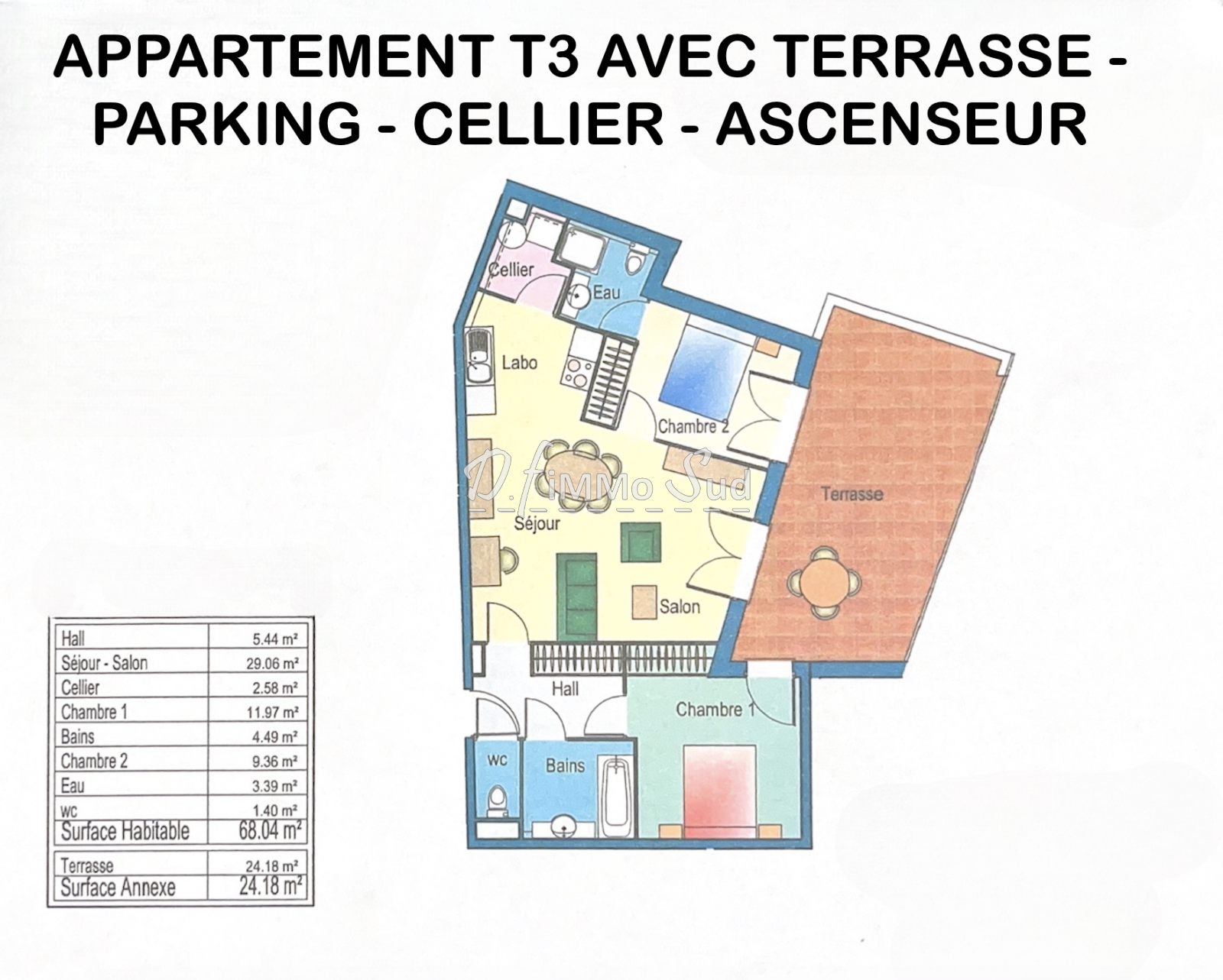 Image_, Appartement, Narbonne, ref :1539